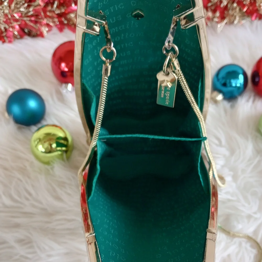 Kate Spade Christmas Santa Claus Gnome Crossbody Bag - Picture 14 of 14